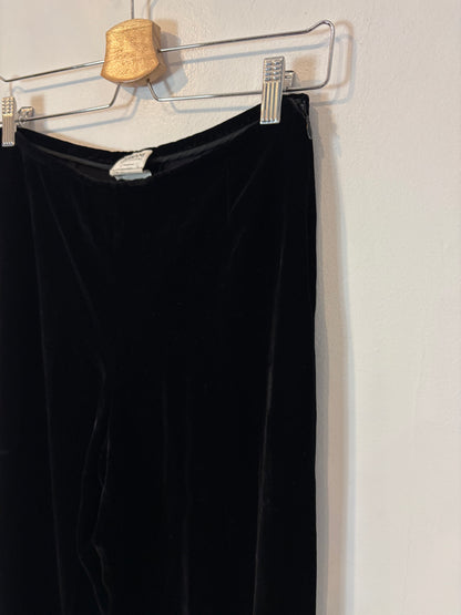 ARMANI COLLEZIONI. Pantalón negro terciopelo