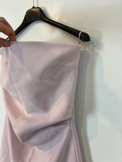 ZARA. Short pink strapless dress Ts