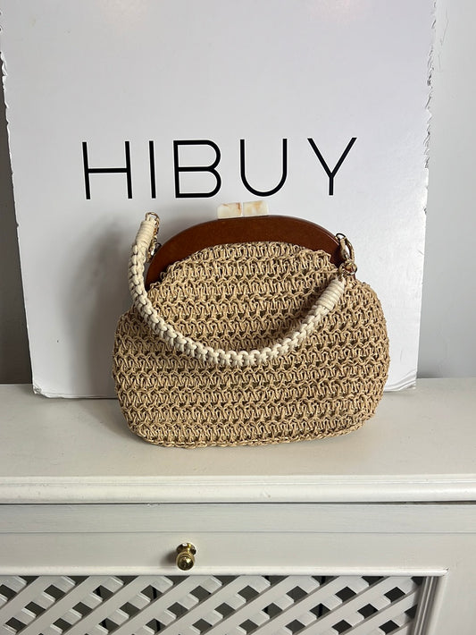 PARFOIS. Bolso mimbre semirigido