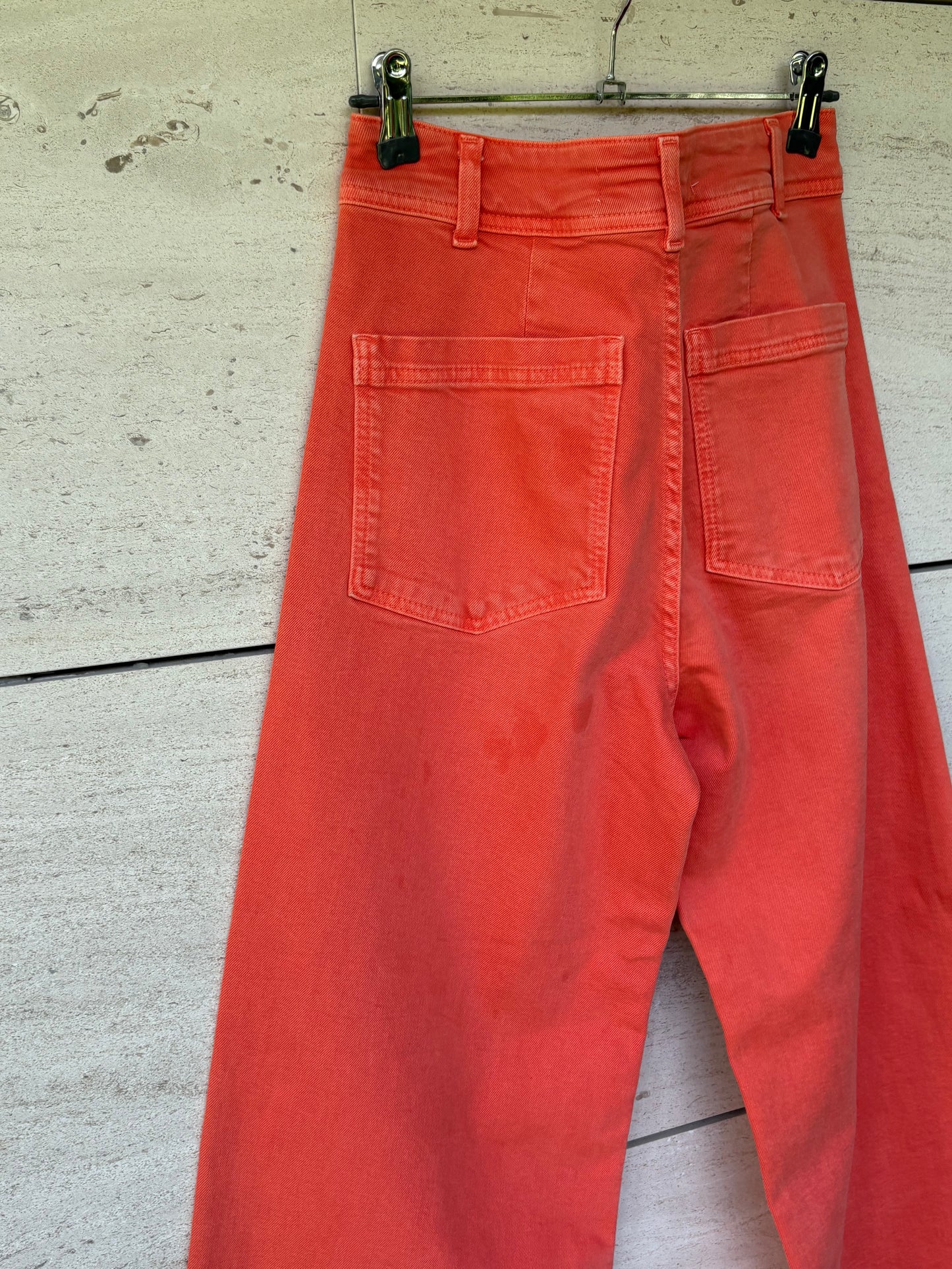 ANDESITES. Denim pata ancha coral. T 36