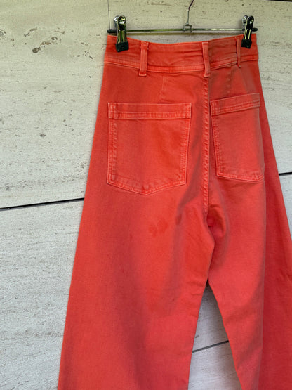 ANDESITES. Denim pata ancha coral. T 36
