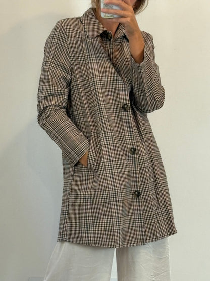 YERSE. Chaqueta cuadros ligera. T S