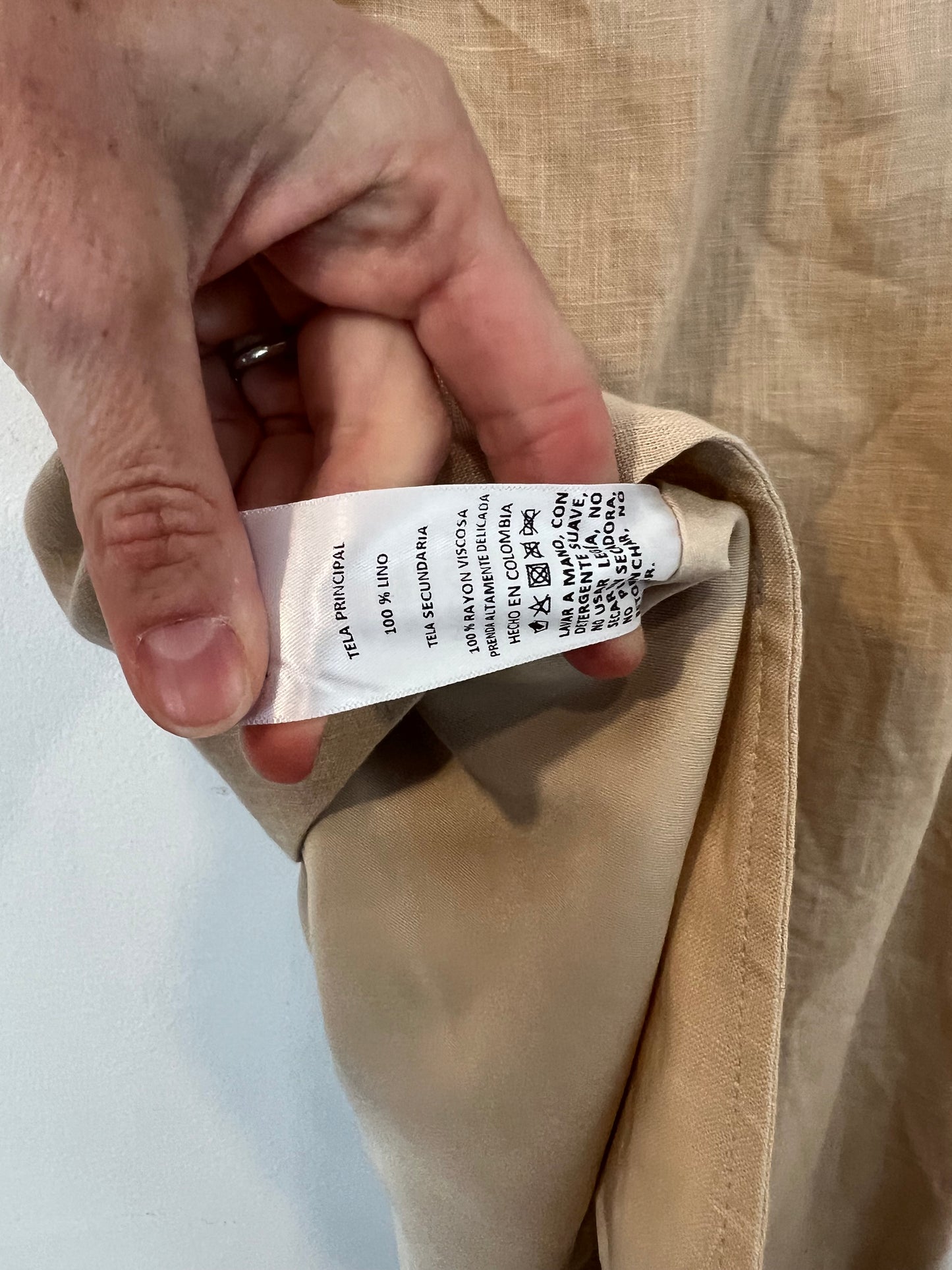 PADOVA. Falda midi con bordado