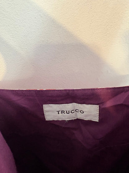 TRUCO. Vestido largo estampado geométrico