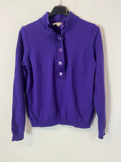 SEZANE. Tm purple polero sweater