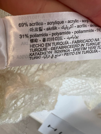 ZARA. Two-tone open knit top. TM