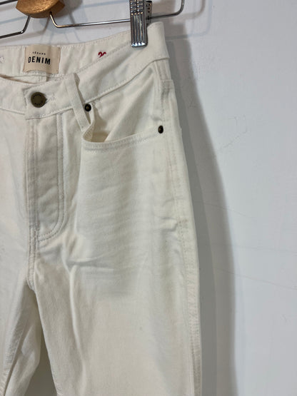 SEZANE. Pantalón blanco monfit T.26 (34)