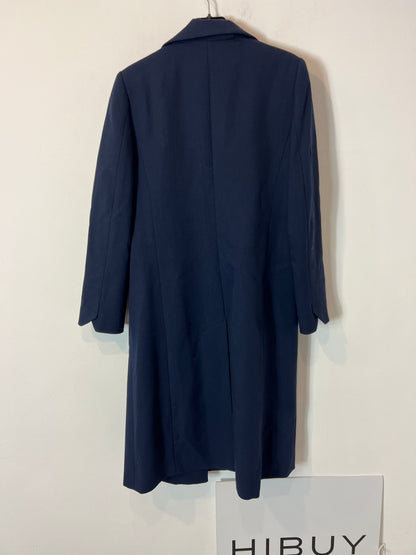 ZADIG&amp;VOLTAIRE. Long blue wool coat. T.S.