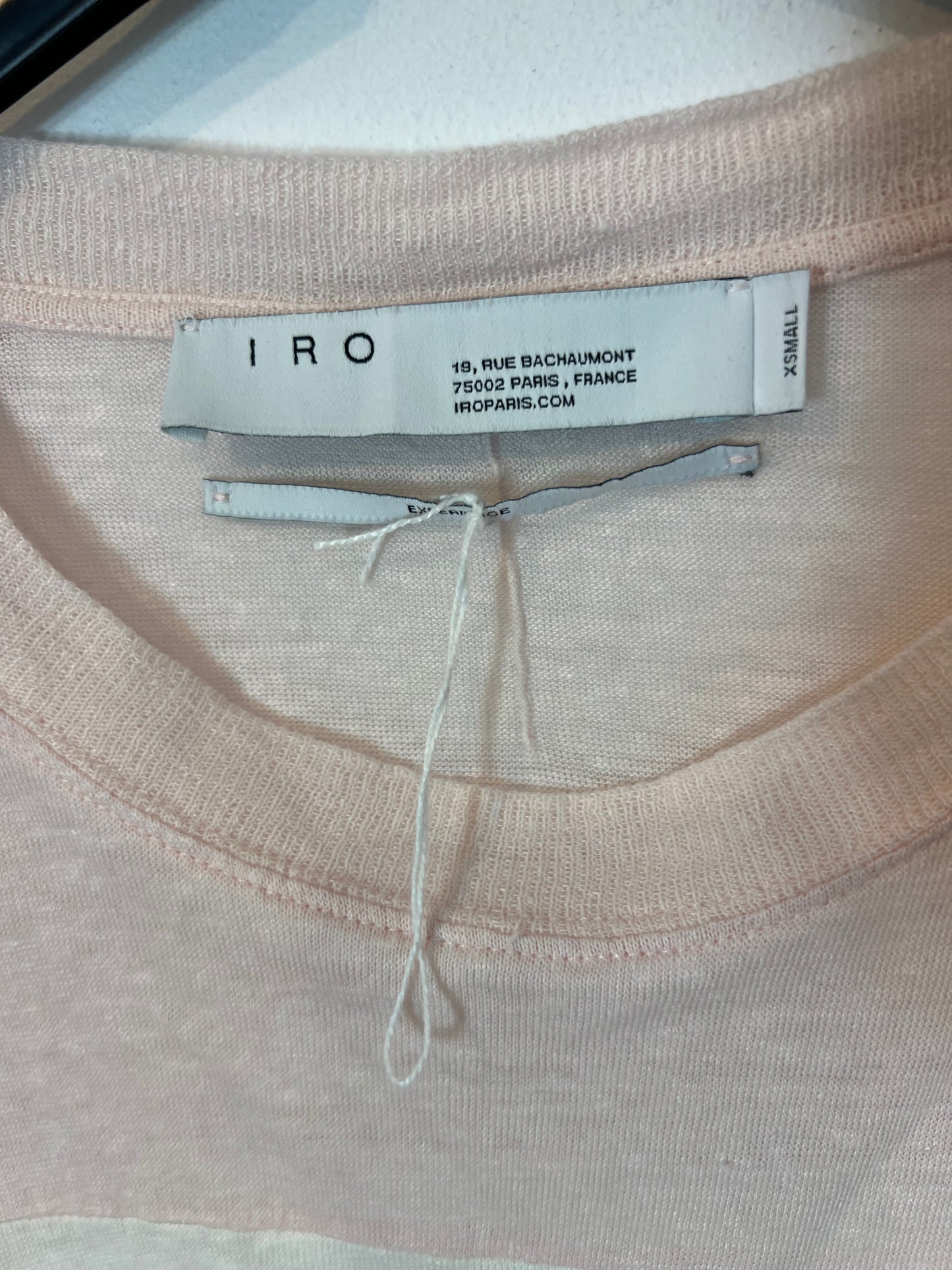 IRO. Camiseta rayas lino  T.xs