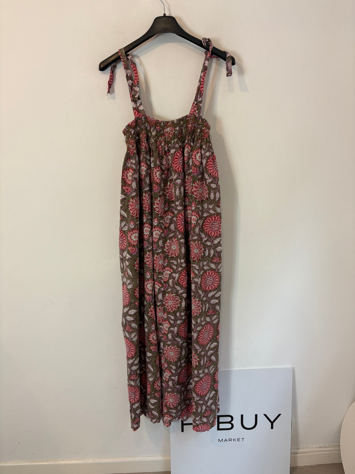 MININA LOVES. Vestido largo de flores
