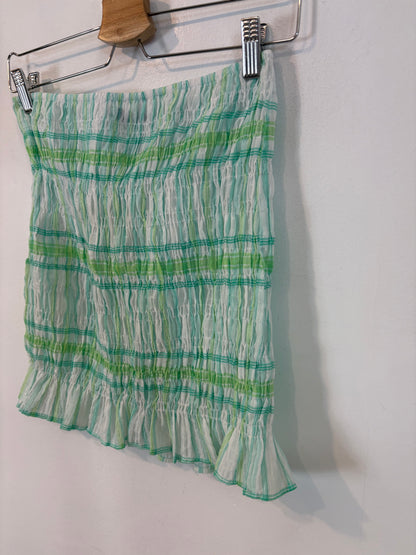 ZARA. falda nido de abeja