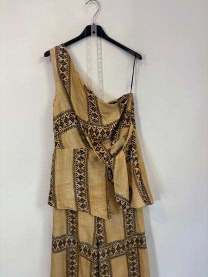 TRUCCO. Conjunto fluido estampado