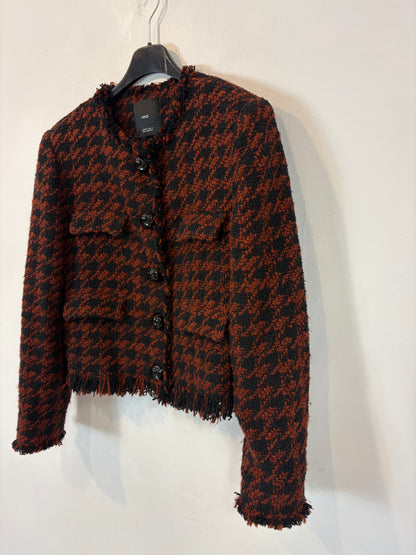 MANGO. Chaqueta tweed detalle botones