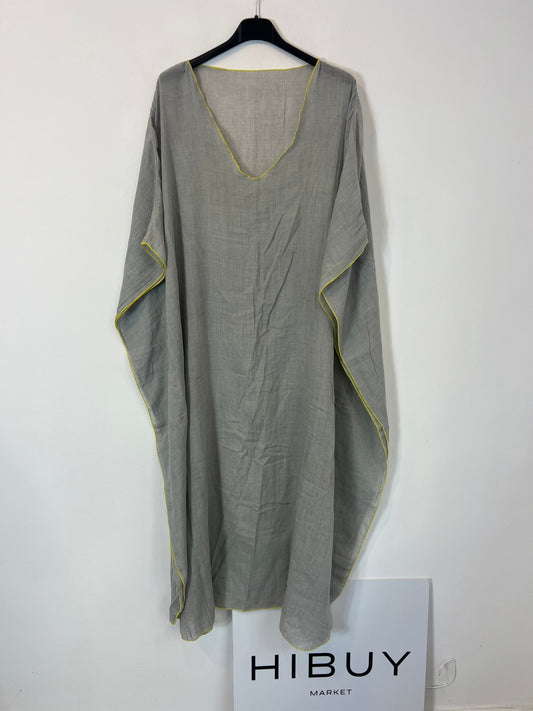 OTRAS. Vestido gris estilo kaftán TU(s/m)