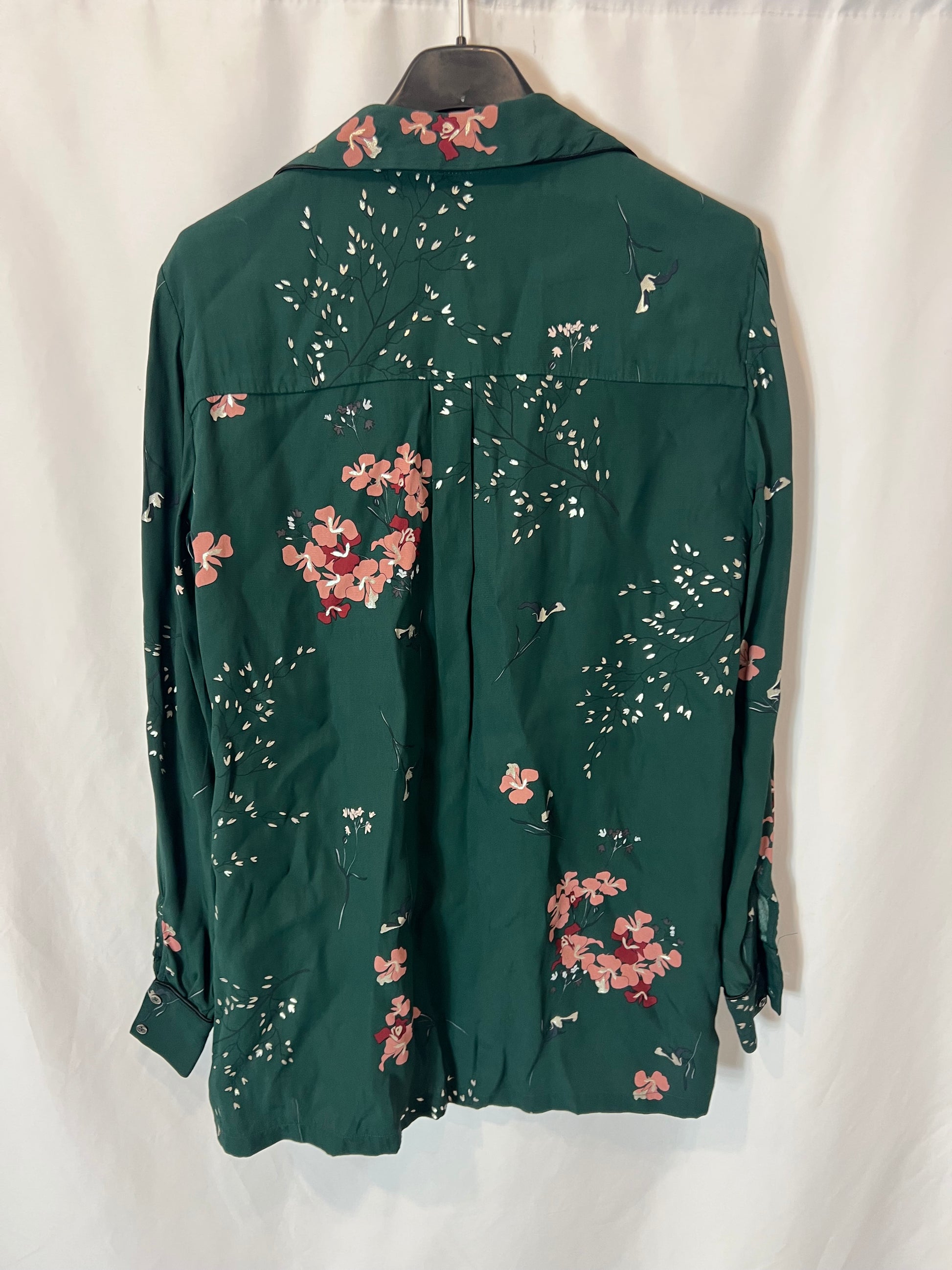MASSIMO DUTTI. Total look green flowers T.36/38 Hibuy market MASSIMO DUTTI. Total look green flowers T.36/38 Hibuy market