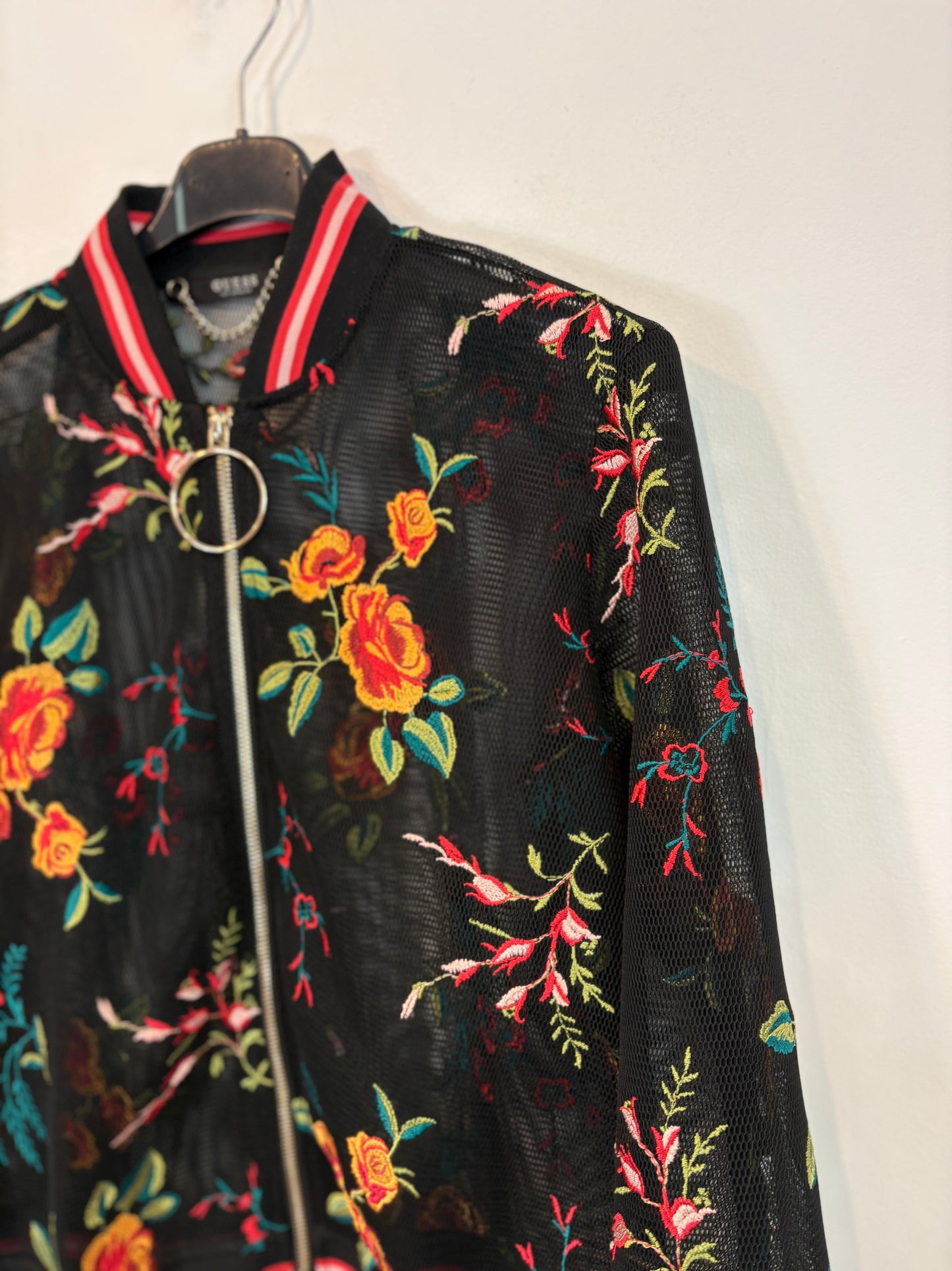 GUESS. Black embroidered jacket. TM