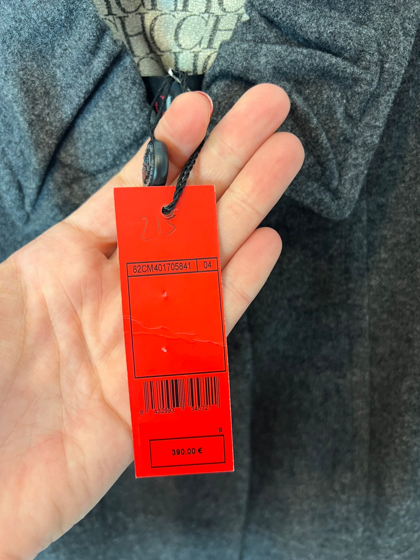 CAROLINA HERRERA. Chaqueta lana gris T xs/s