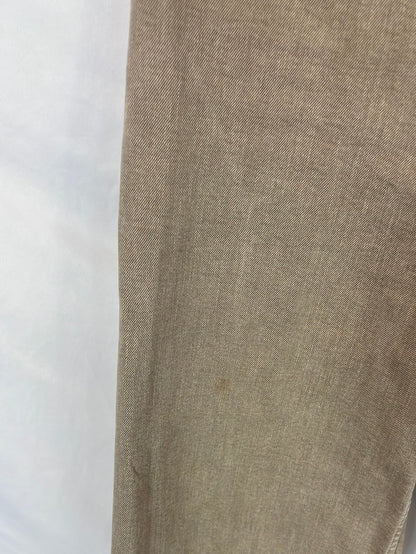 ZARA. Pantalón culotte beige tostadoT.36