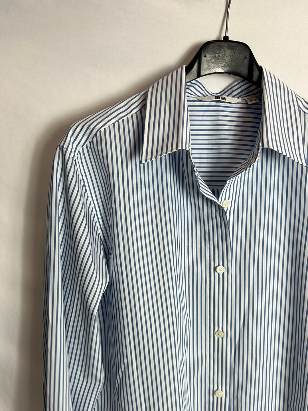 UNIQLO. Camisa oversized rayas T.xs