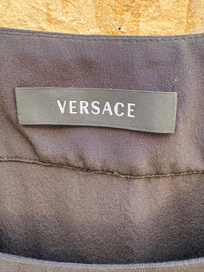 VERSACE. Top seda detalle hombros