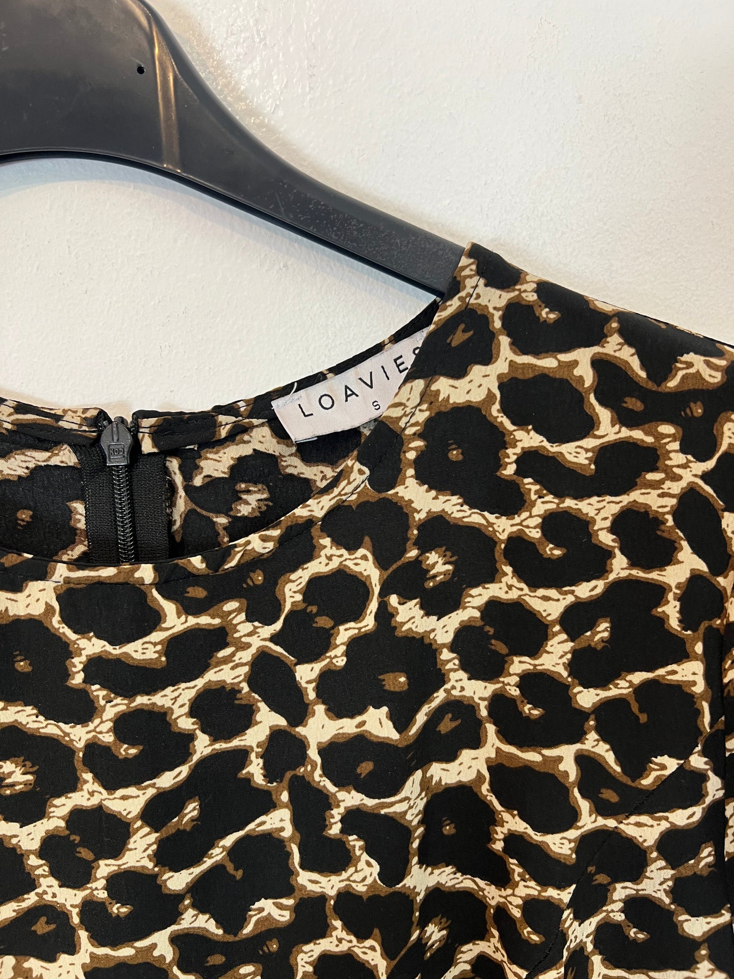 LOAVIES. Vestido midi anima print T.s