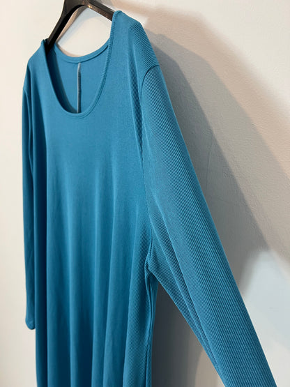 OTHERS. Turquoise ribbed dress S.3XL