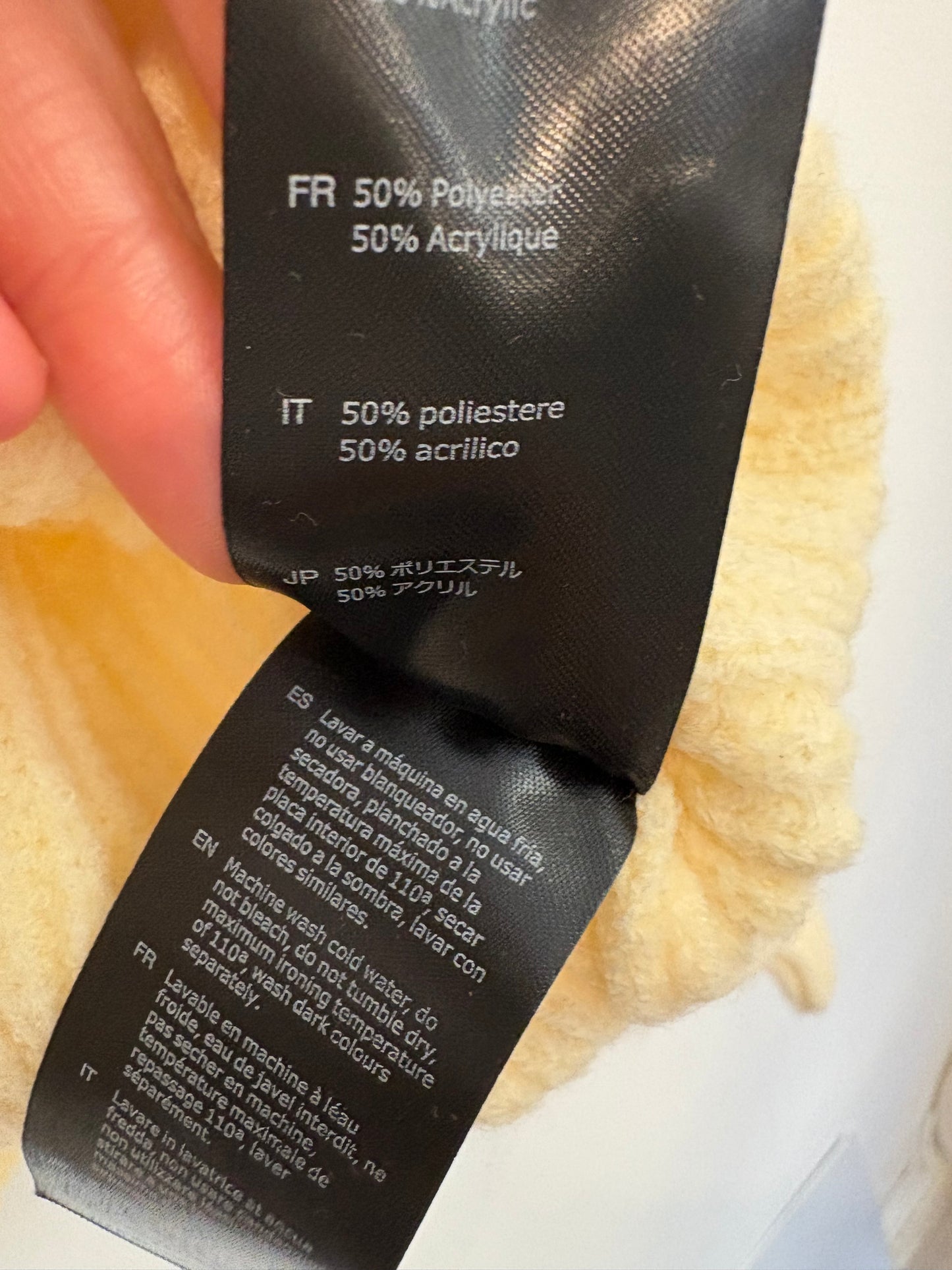 ZARA. Black stretch knit top. TL