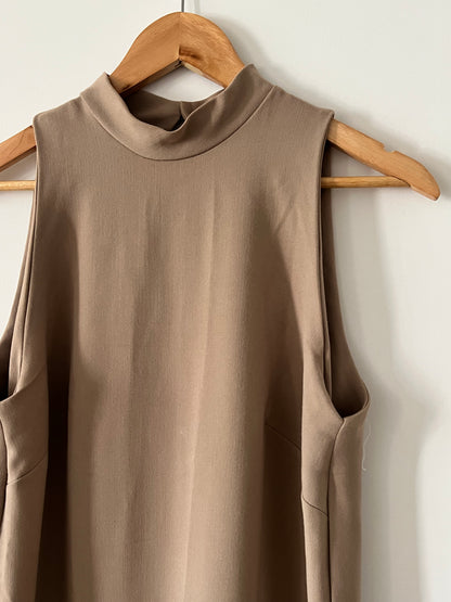 ZARA. Long brown dress TM