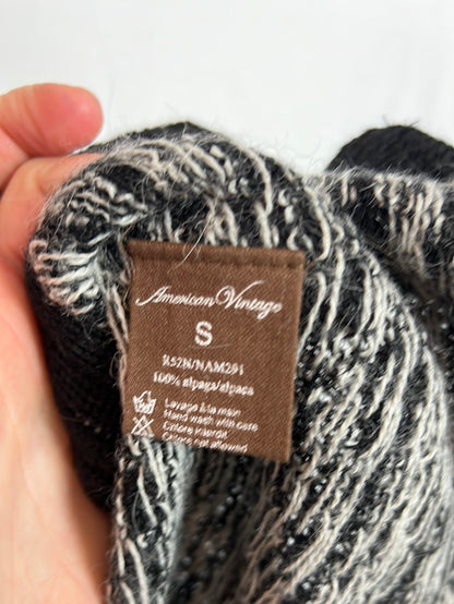 AMERICAN VINTAGE. Falda alpaca jaspeada . T S