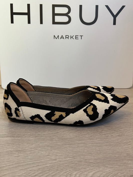 OTRAS. Zapato plano textura animal print. T 39