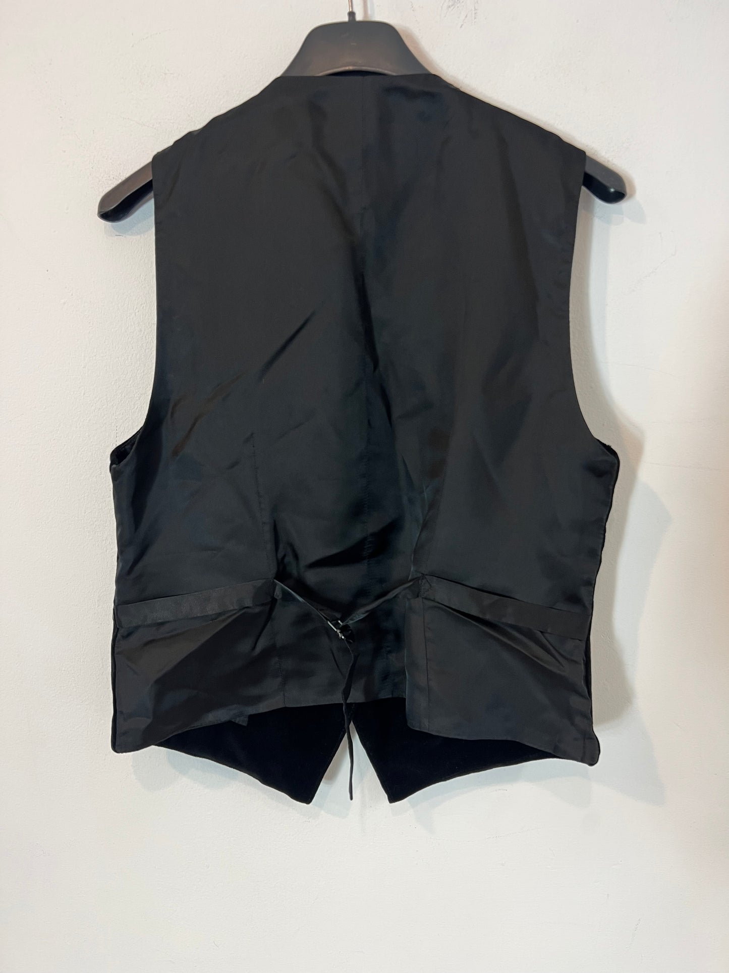 ZARA. Chaleco negro terciopelo  T.s