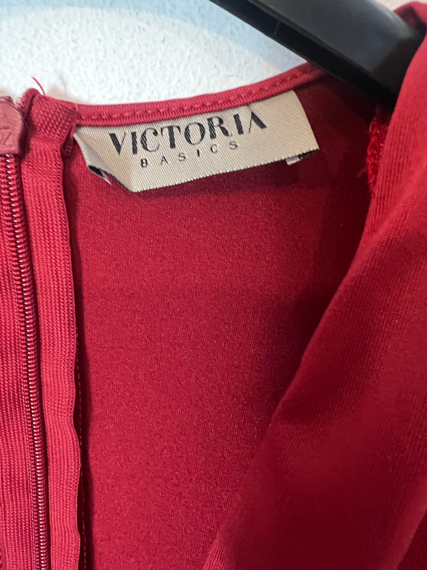 VICTORY. Stretch burgundy midi dress. T.S.