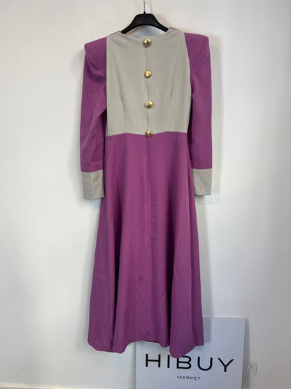 Cayetana by Conde. Two-tone long dress Ts