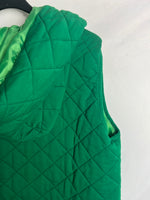 AZALEA. Chaleco verde sin mangas Tu(S)