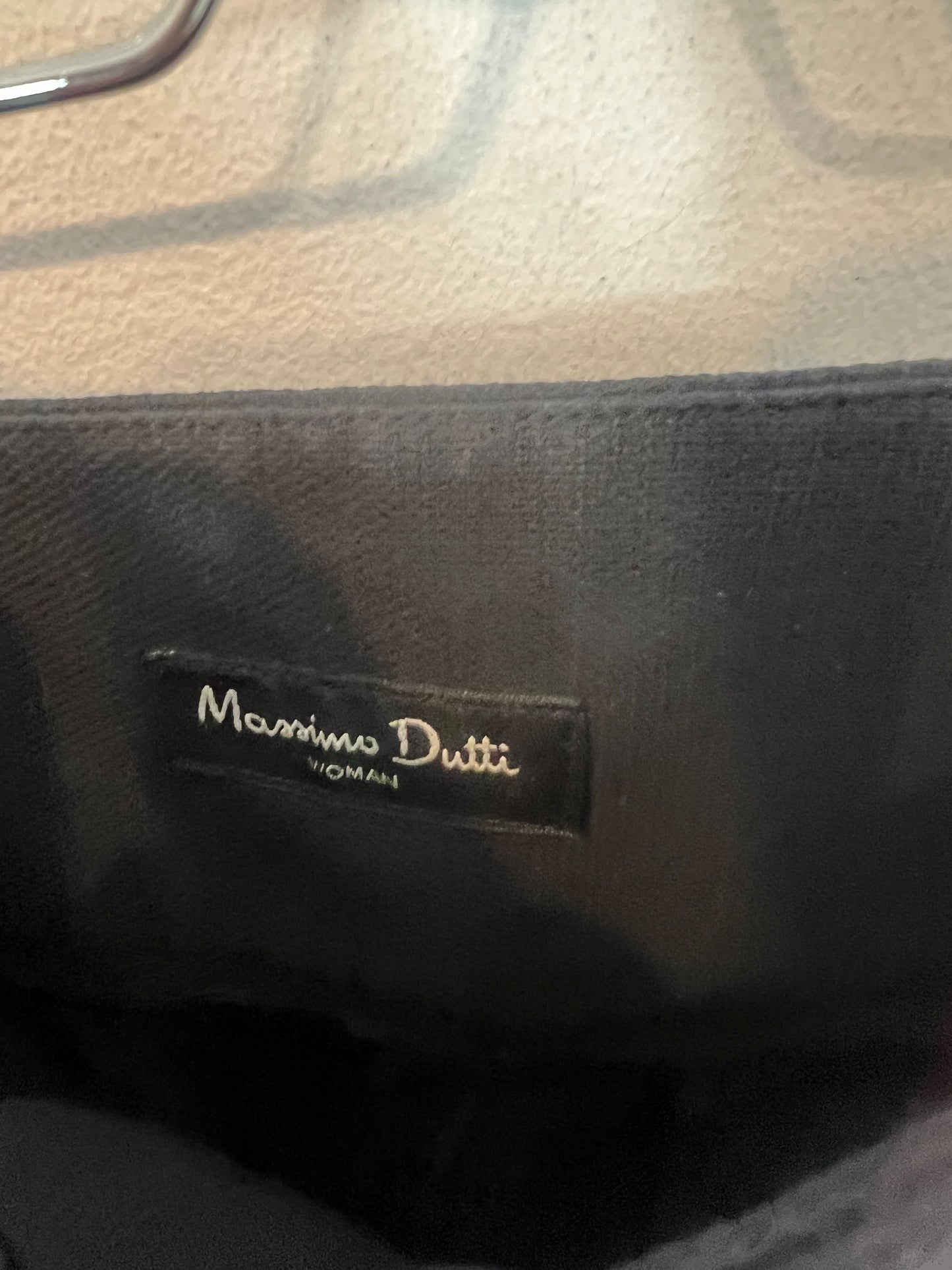 MASSIMO DUTTI. Black suit jacket, size 36/38