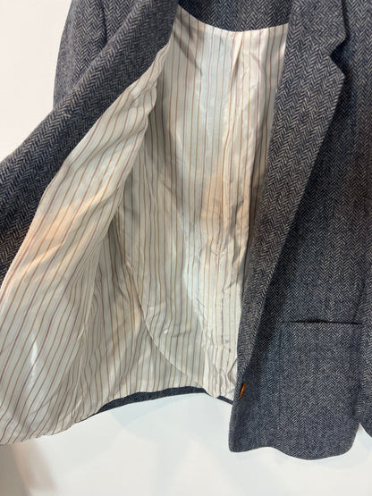 SESSÚN. Blue wool blazer. TS