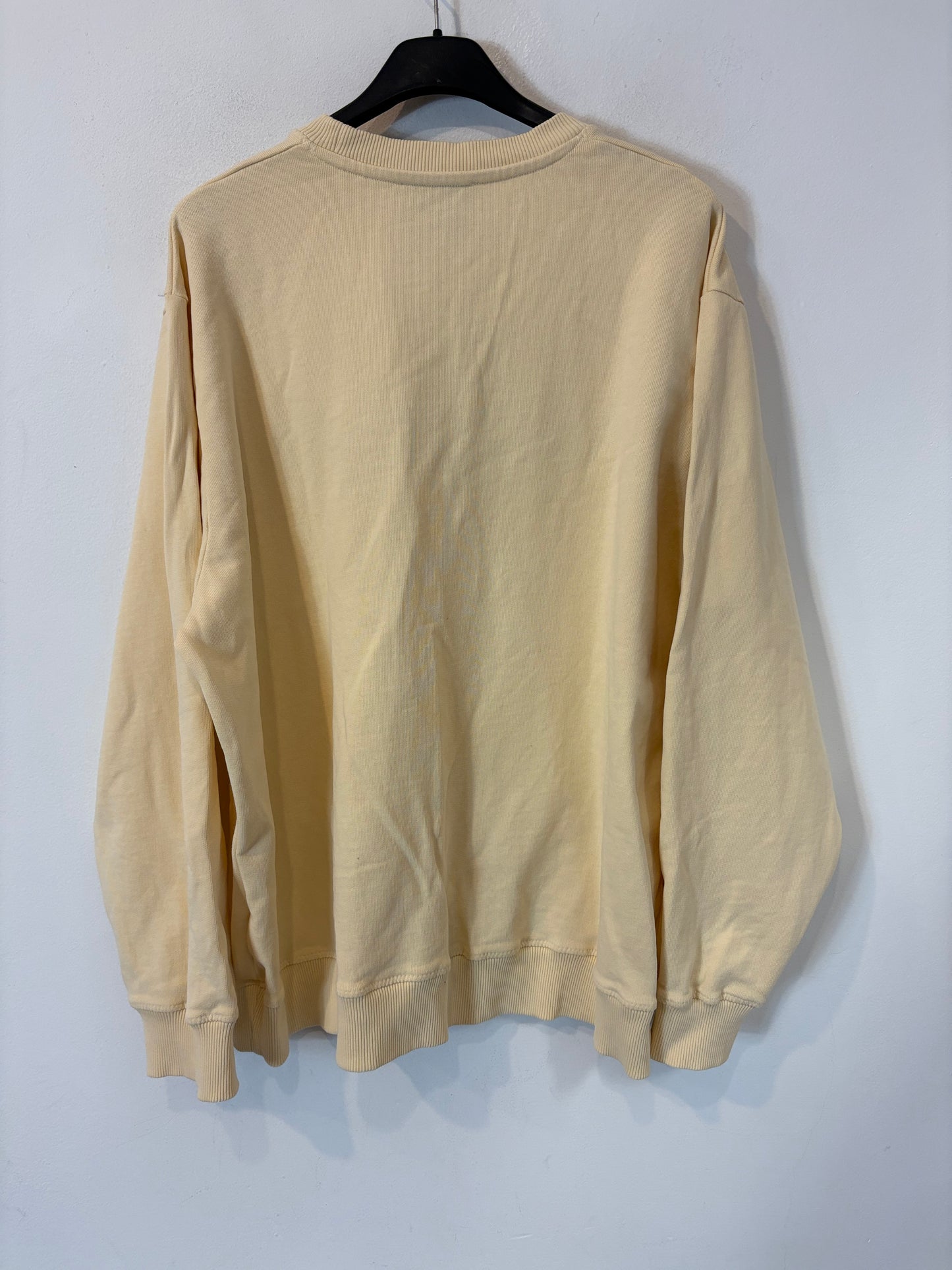 NANUSHKA. Sudadera beige bordada