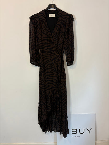 BA&SH. Vestido largo fluido cruzado