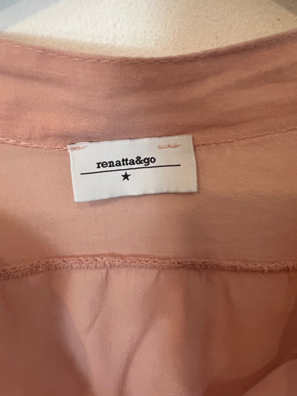 RENATTA&amp;GO. Pale pink cotton blouse. TM