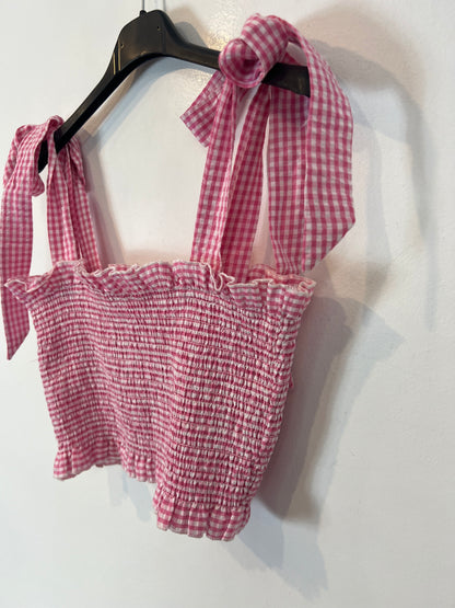 OTRAS. Top rosa nido abeja TU(S)