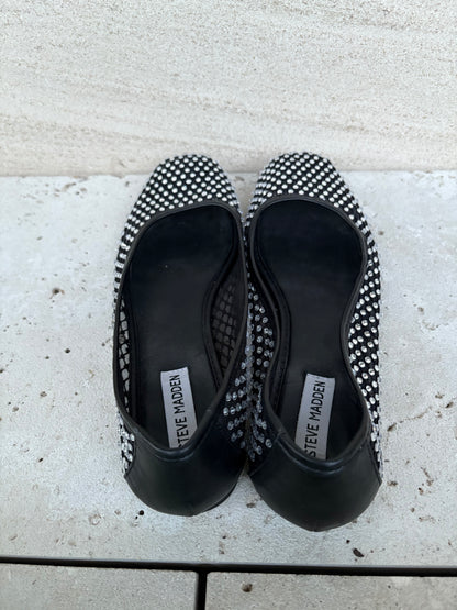 STEVE MADDEN. Bailarina rejilla tachuelas