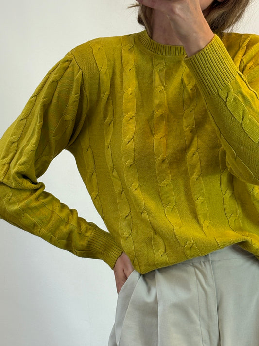 LA CASITA DE WENDY. Jersey lana pistacho ochos