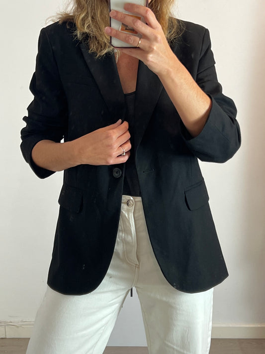 H&M. Blazer negra T S