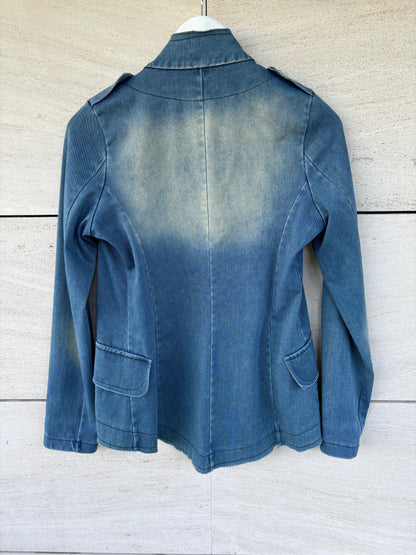 OTRAS. Chaqueta denim ligera doble botonadura. T M