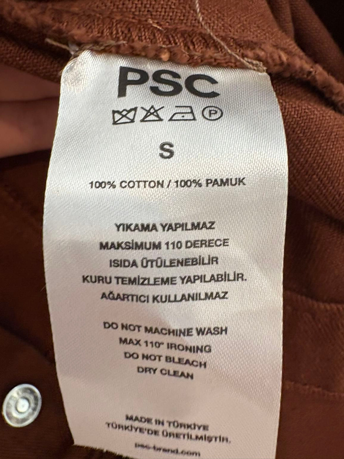 PSC. Mono denim bordados