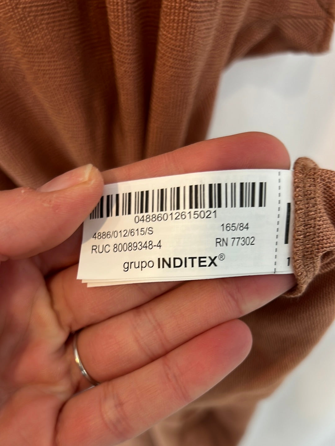 ZARA. Long textured dress. TS