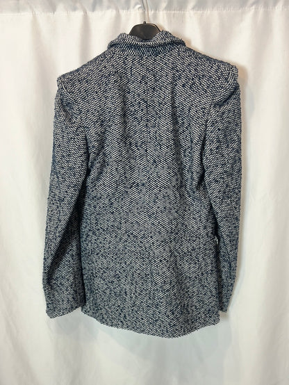 CHARLOTTE BLAZ. Teal heather blazer. TS