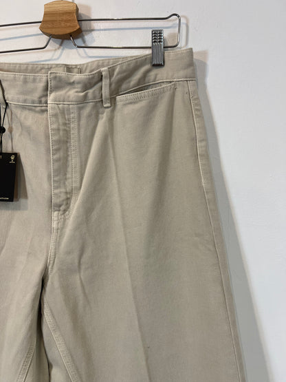 MASSIMO DUTTI. Beige palazzo pants T.42