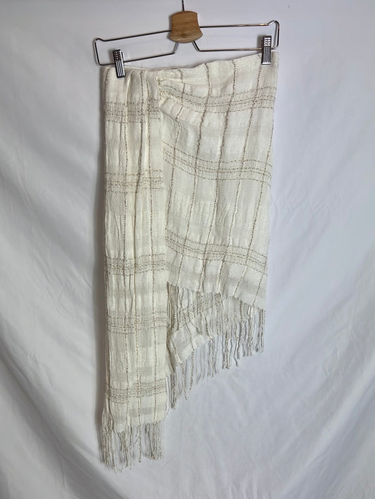 ZARA. Falda textura efecto pareo. T S