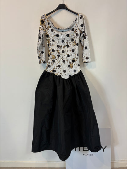 AMEÉ. Sleeveless fringed sweater S.(s)